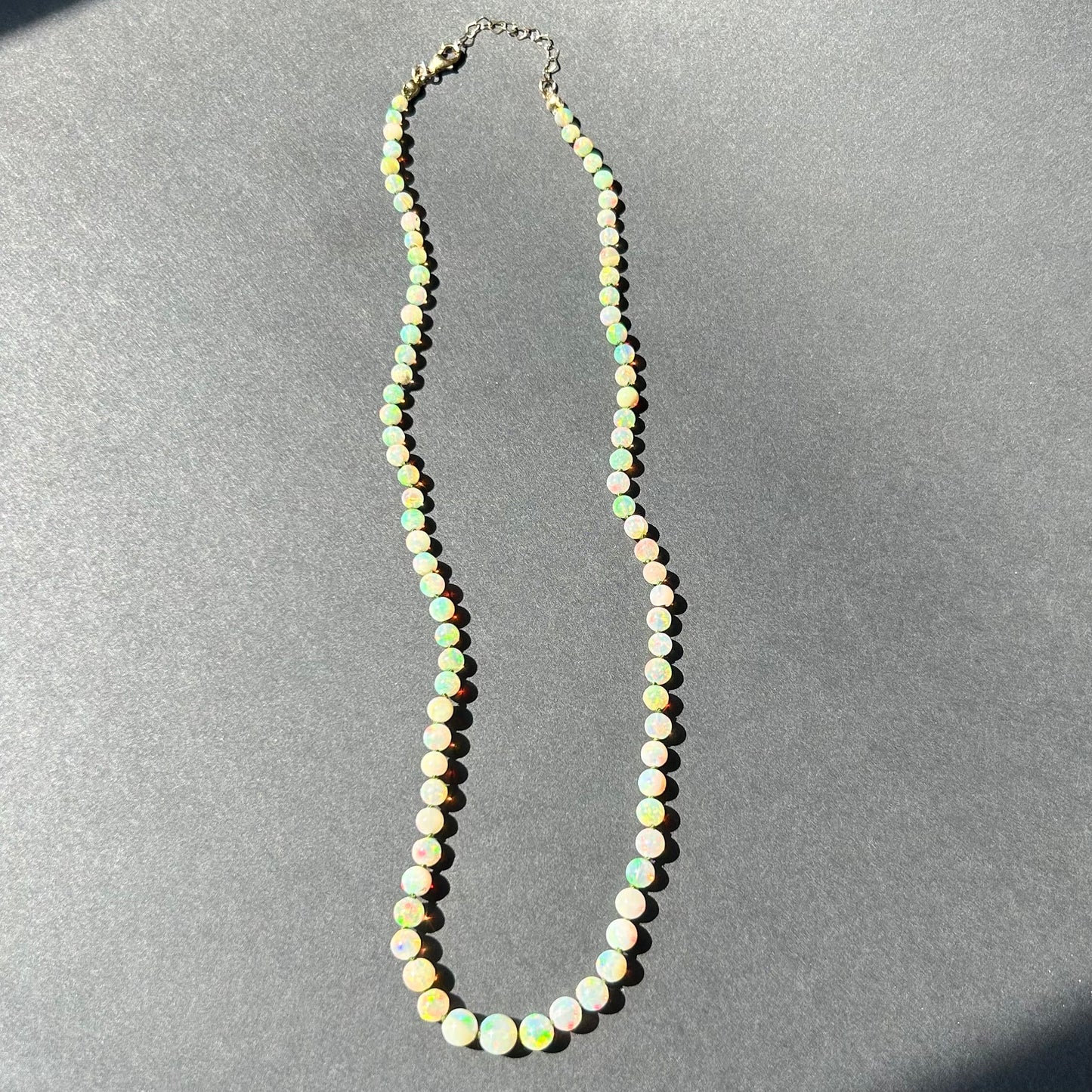 Ethiopian Opal Necklace | 14k Gold-Filled