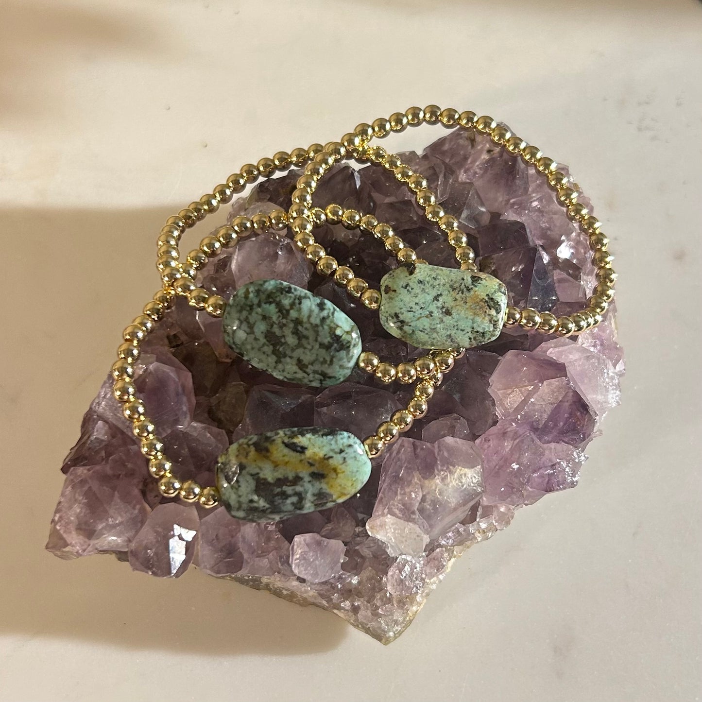 African Turquoise bracelet