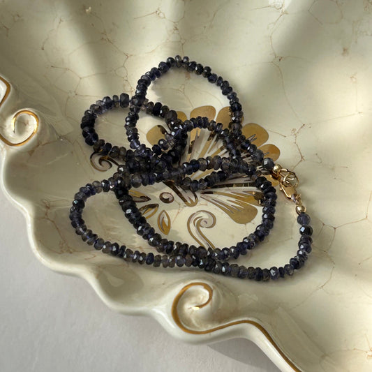 Iolite necklace