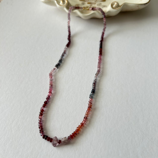 Spinel necklace