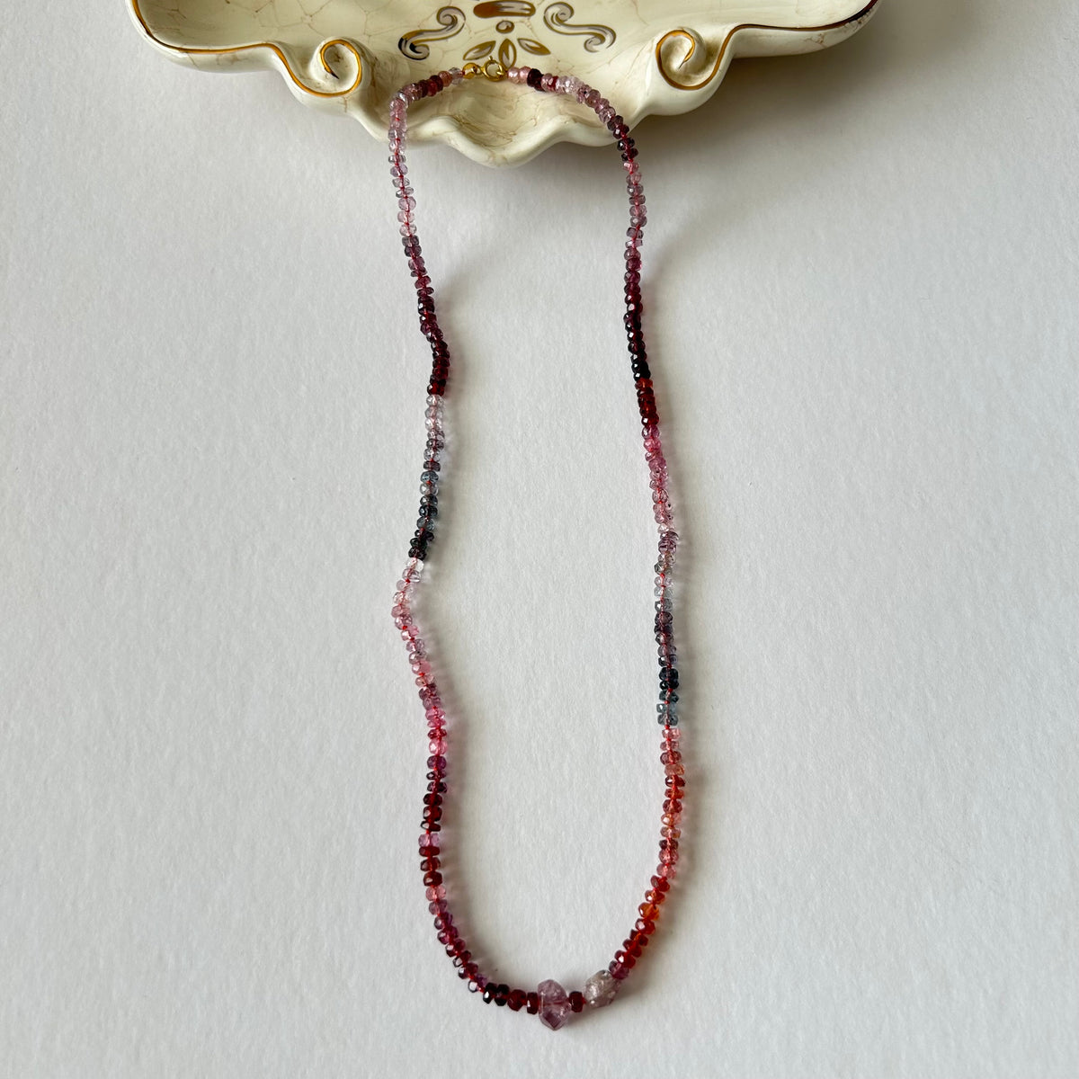 Spinel necklace