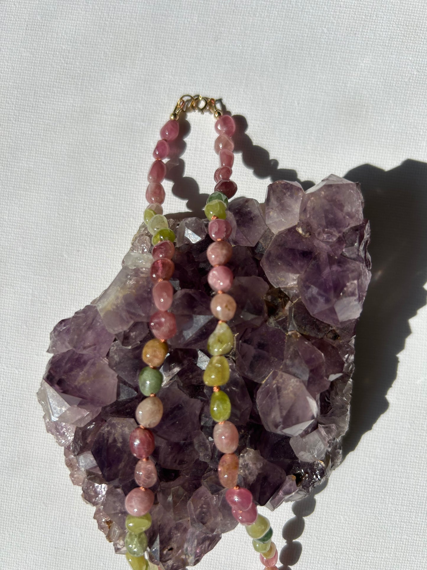 Pink & green Tourmaline
