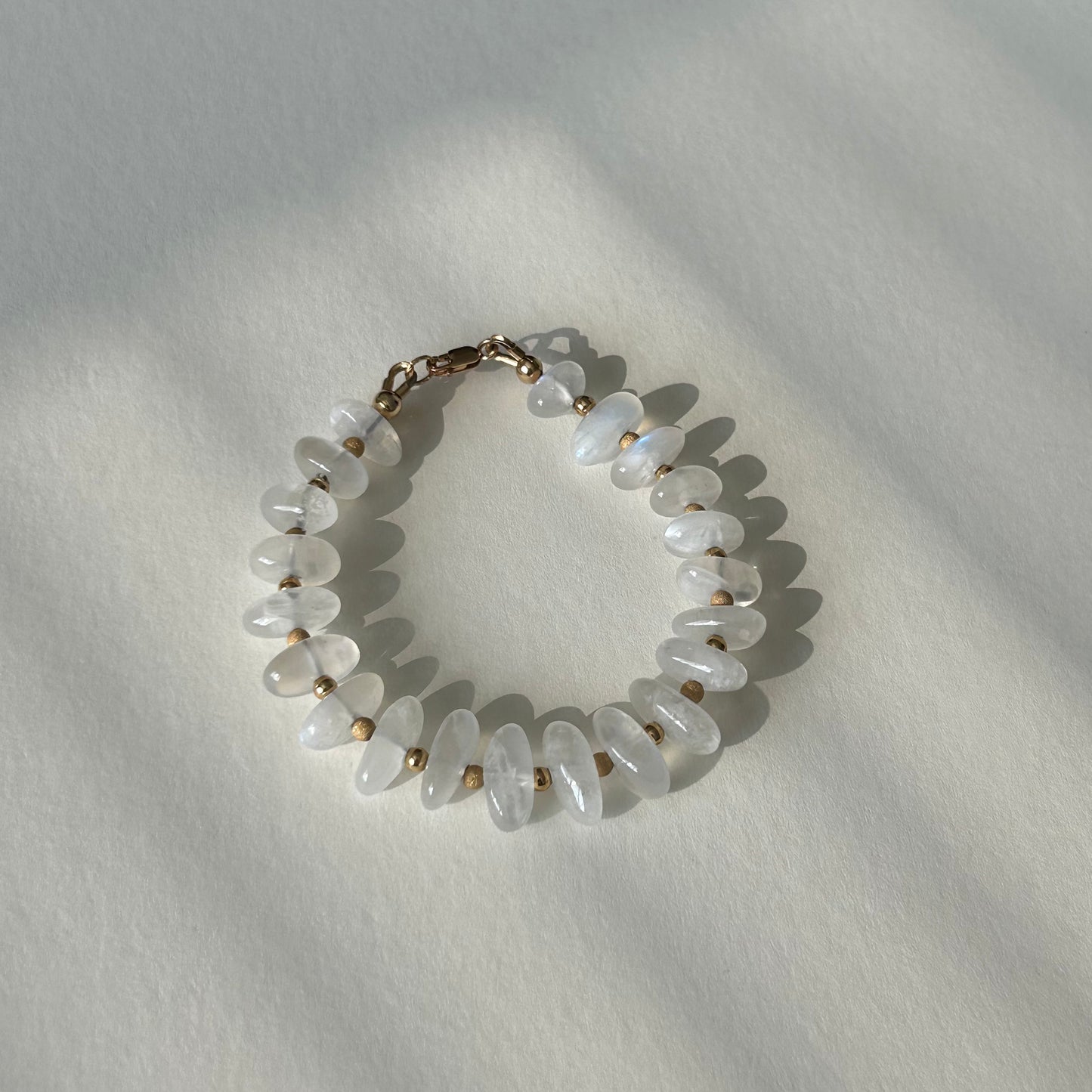Blue Flash Moonstone bracelet