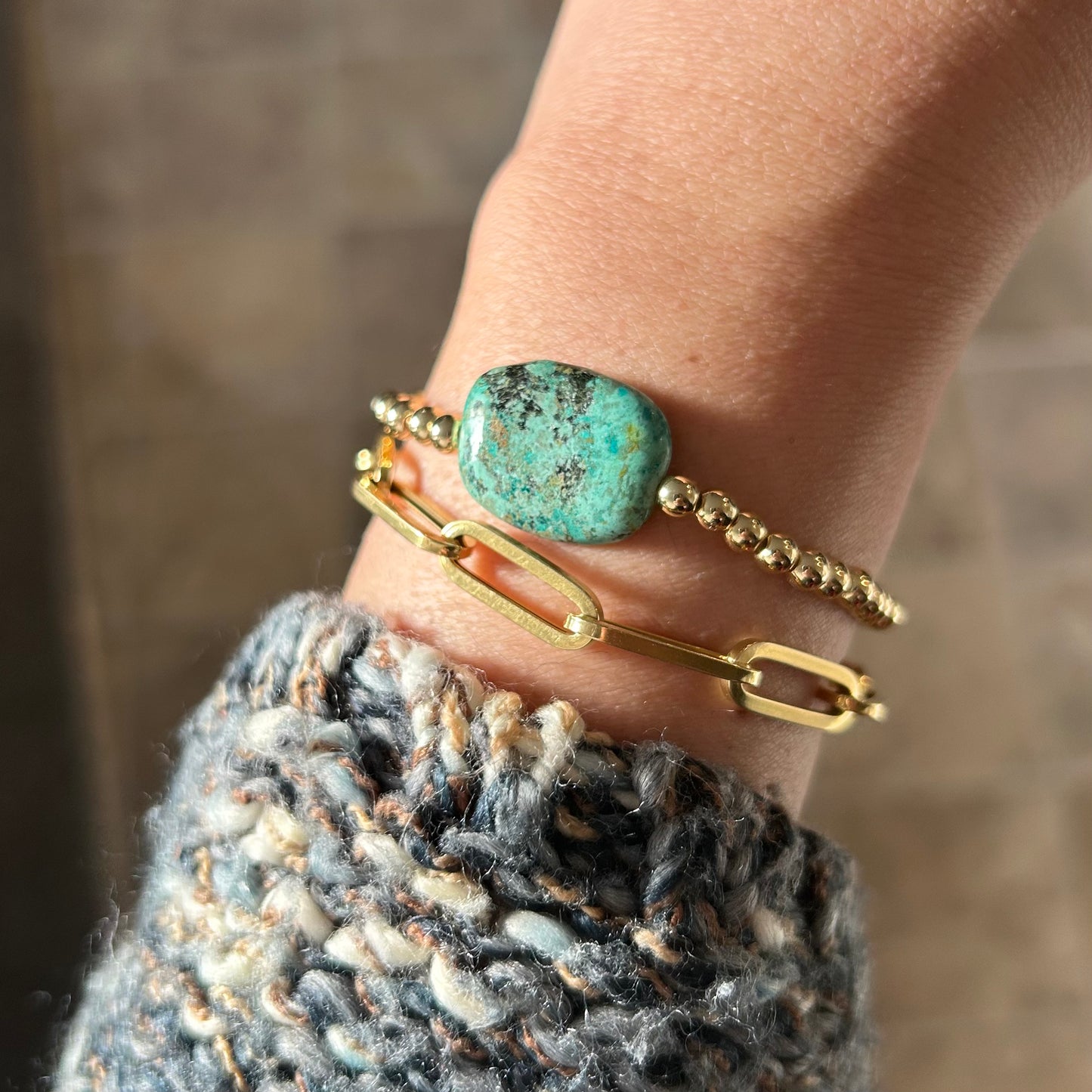 African Turquoise bracelet