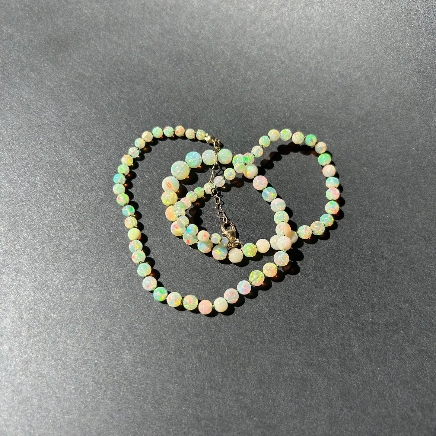 Ethiopian Opal Necklace | 14k Gold-Filled