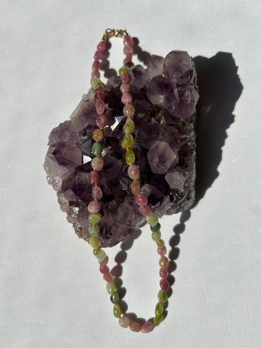 Pink & green Tourmaline