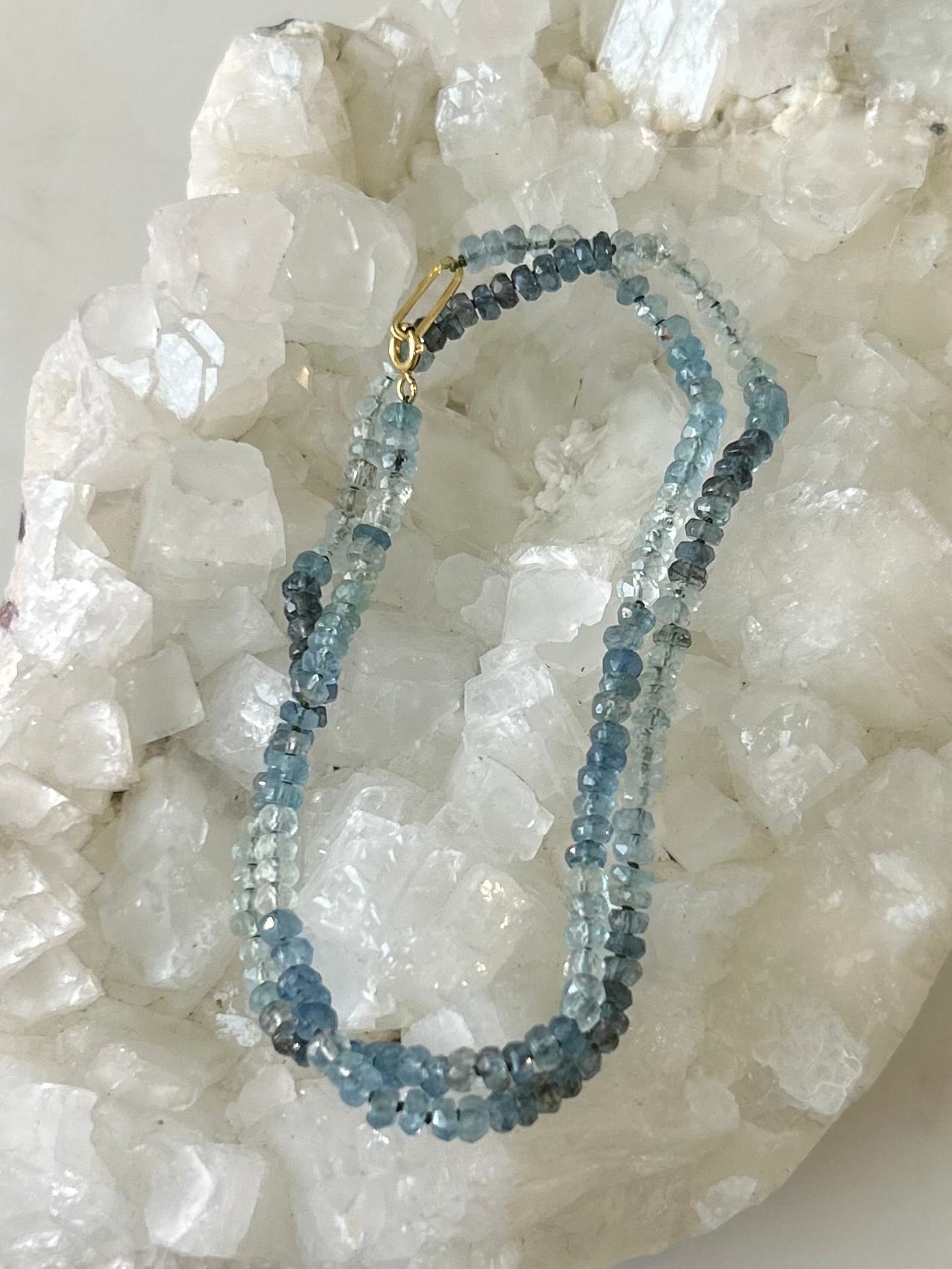 Moss Aquamarine necklace