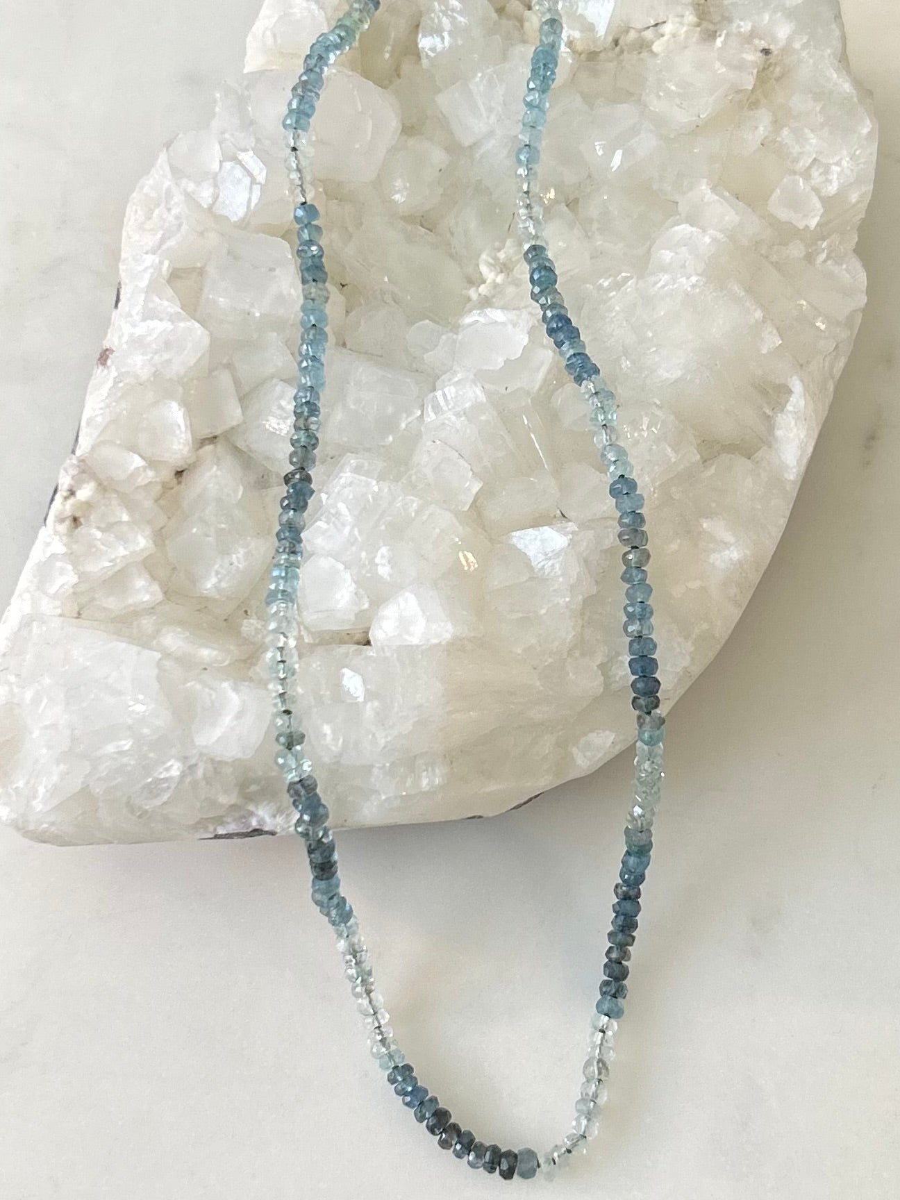 Moss Aquamarine necklace