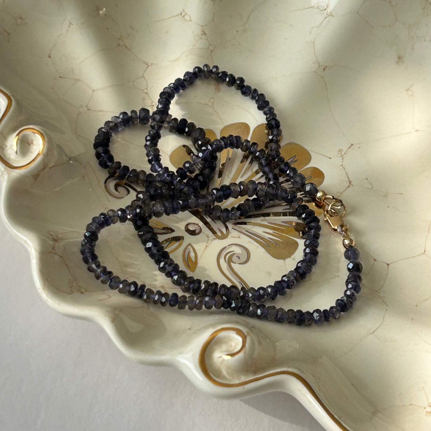 Iolite necklace