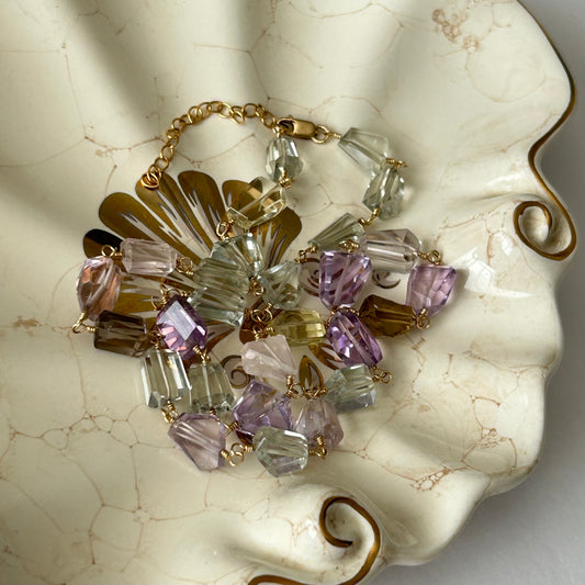 Multi-Gemstone Necklace | 14k Gold-Filled