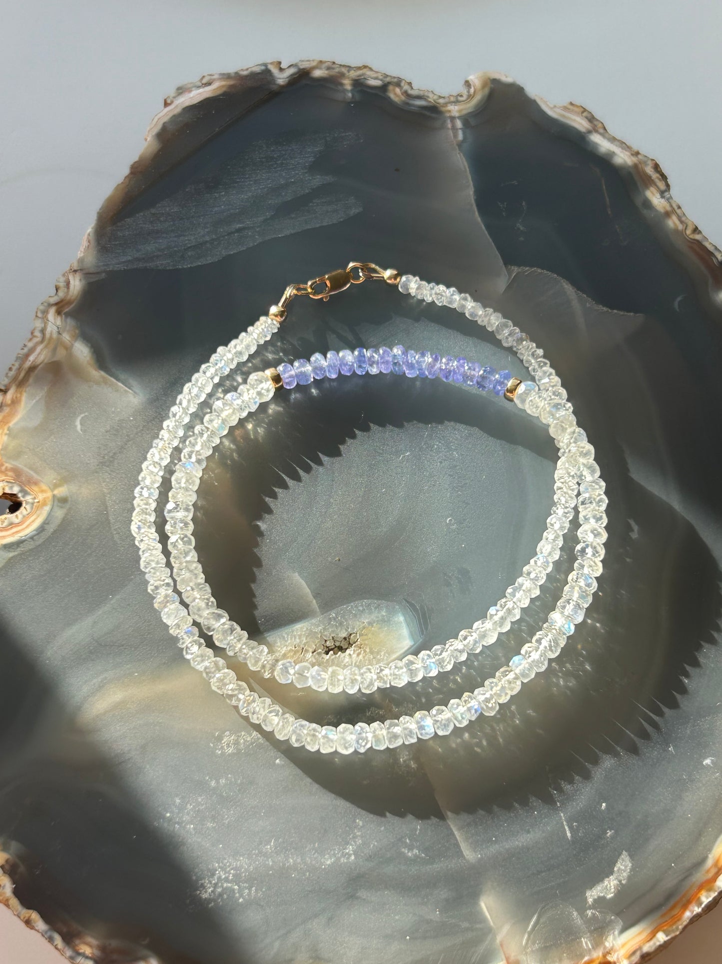 Moonstone, Tanzanite