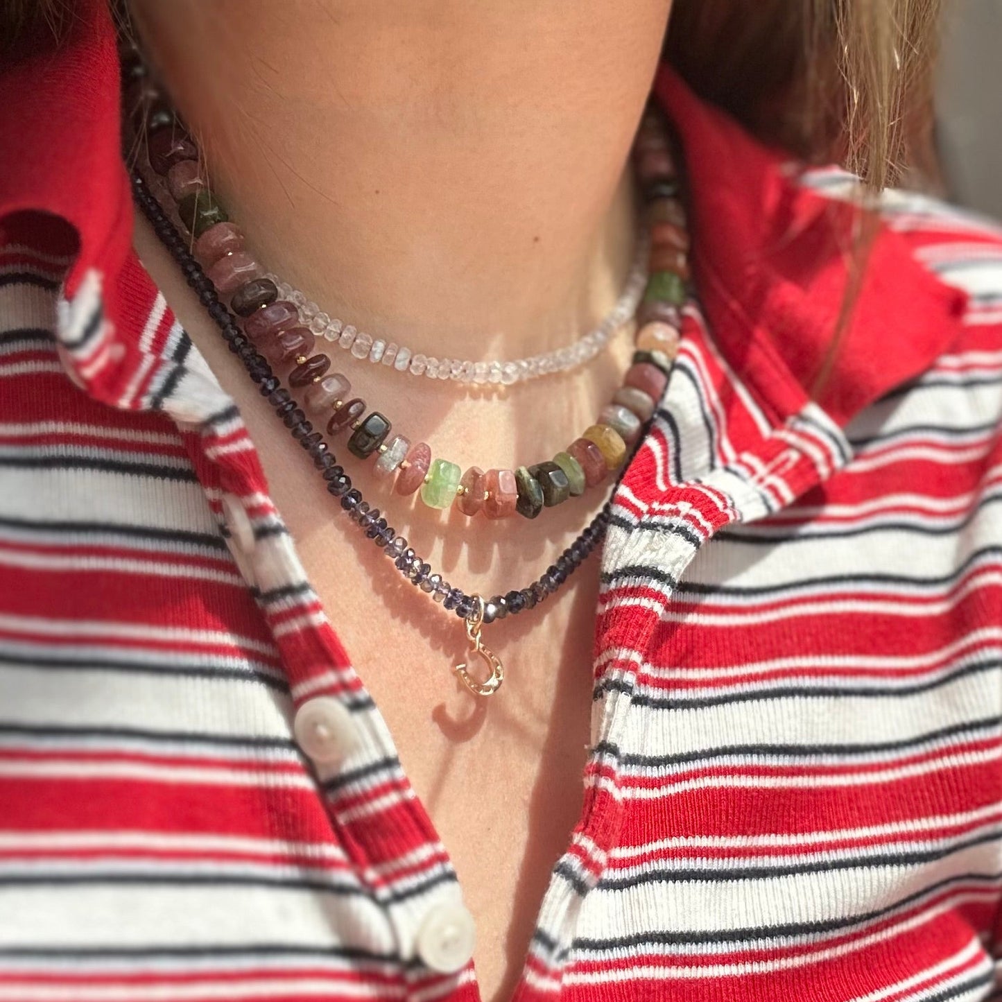 Iolite necklace