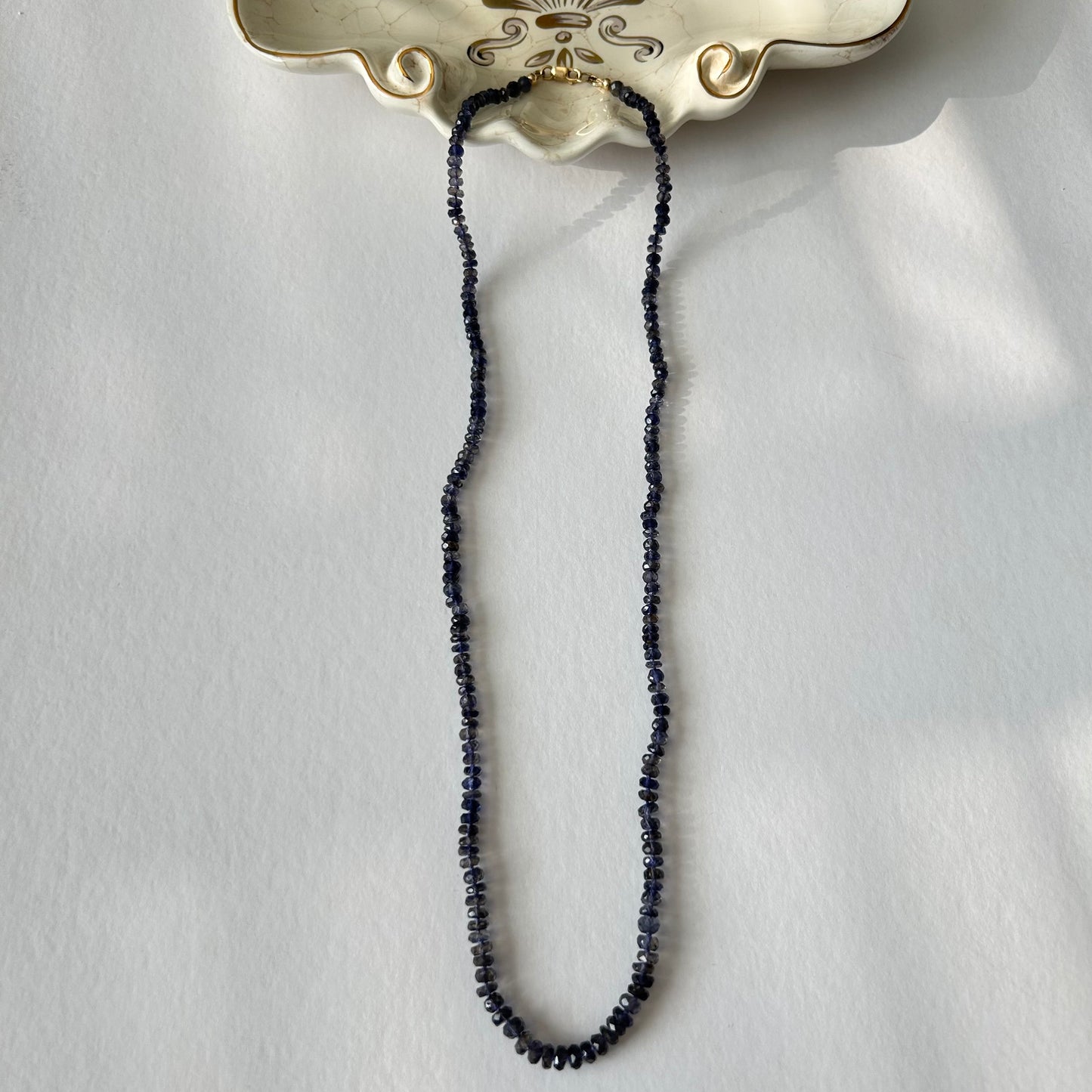 Iolite necklace