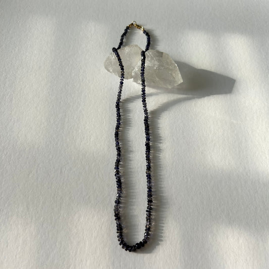 Iolite necklace