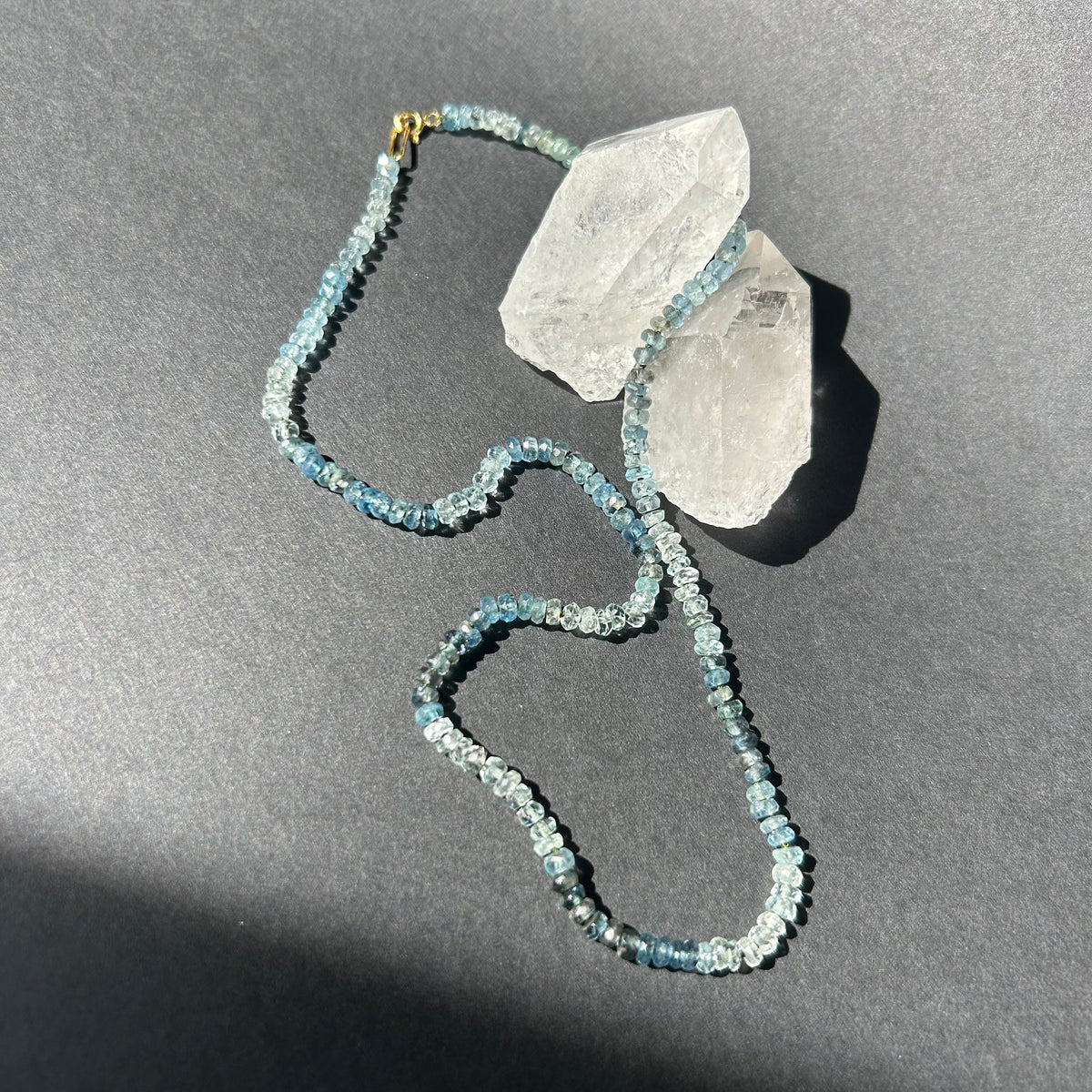 Moss Aquamarine necklace