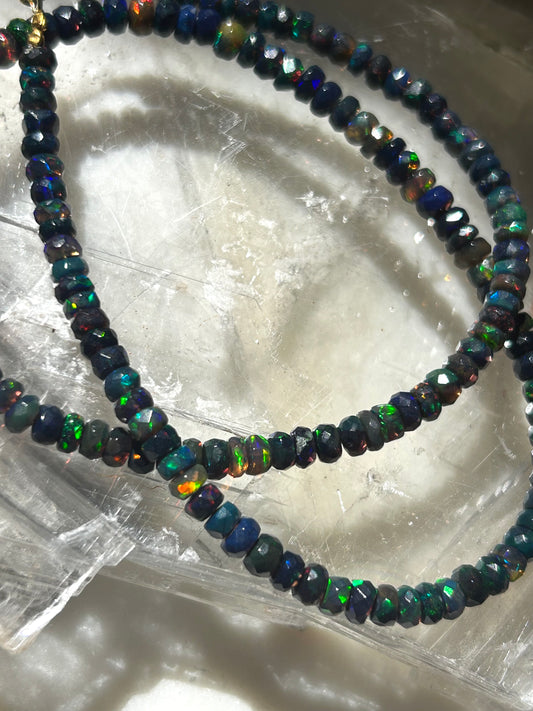 Black Opal necklace