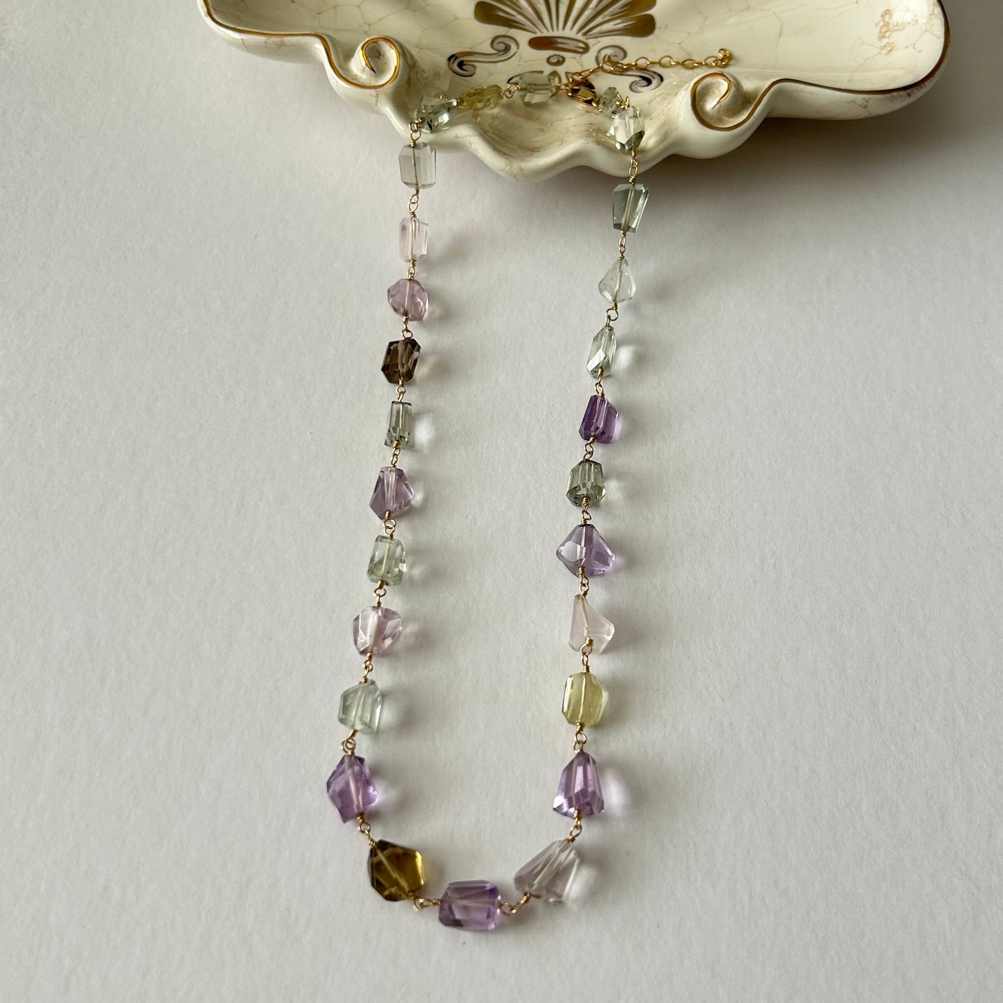 Multi-Gemstone Necklace | 14k Gold-Filled