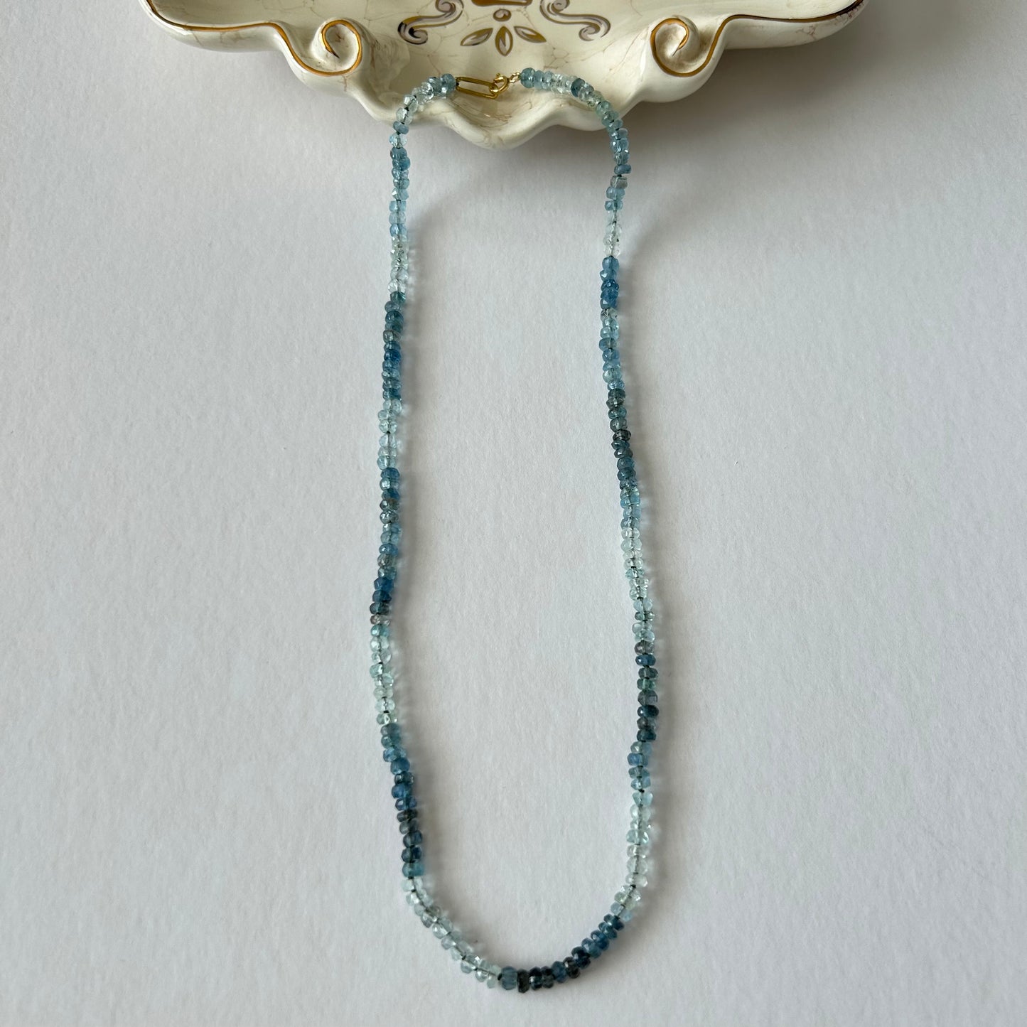 Moss Aquamarine necklace