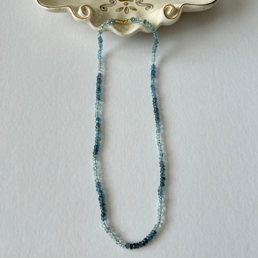 Moss Aquamarine necklace