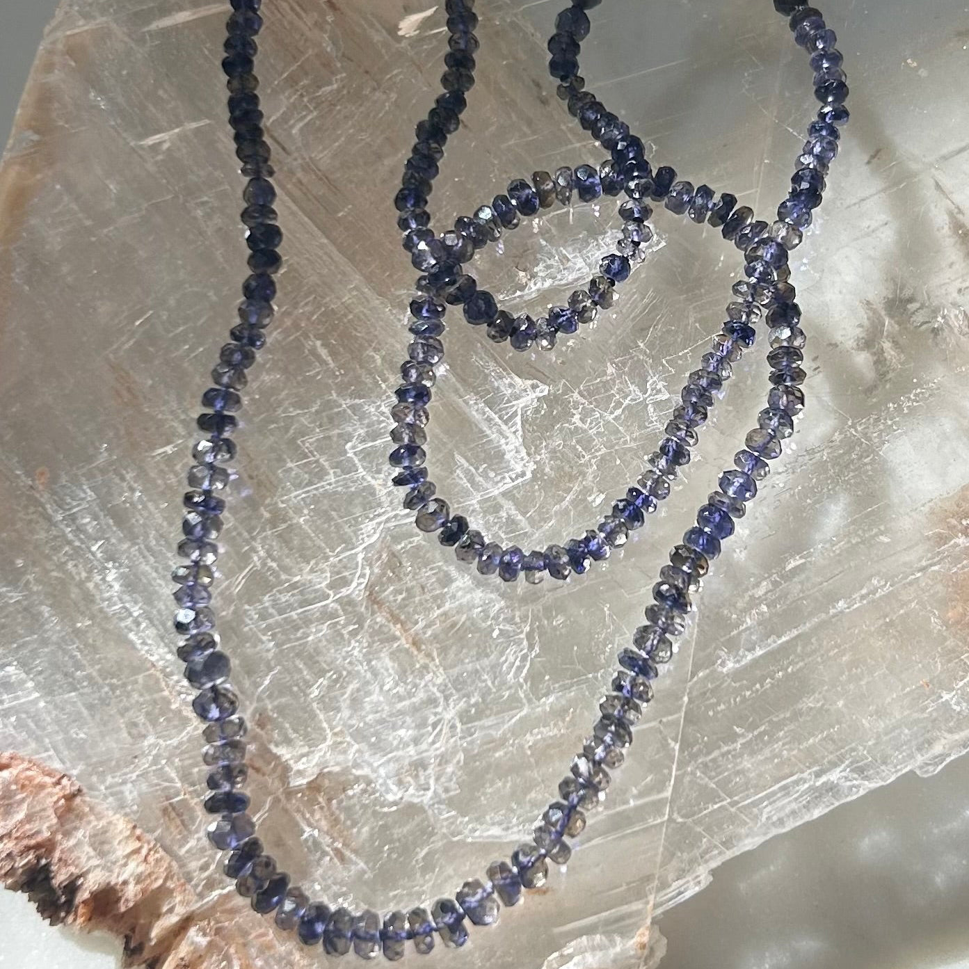 Iolite necklace